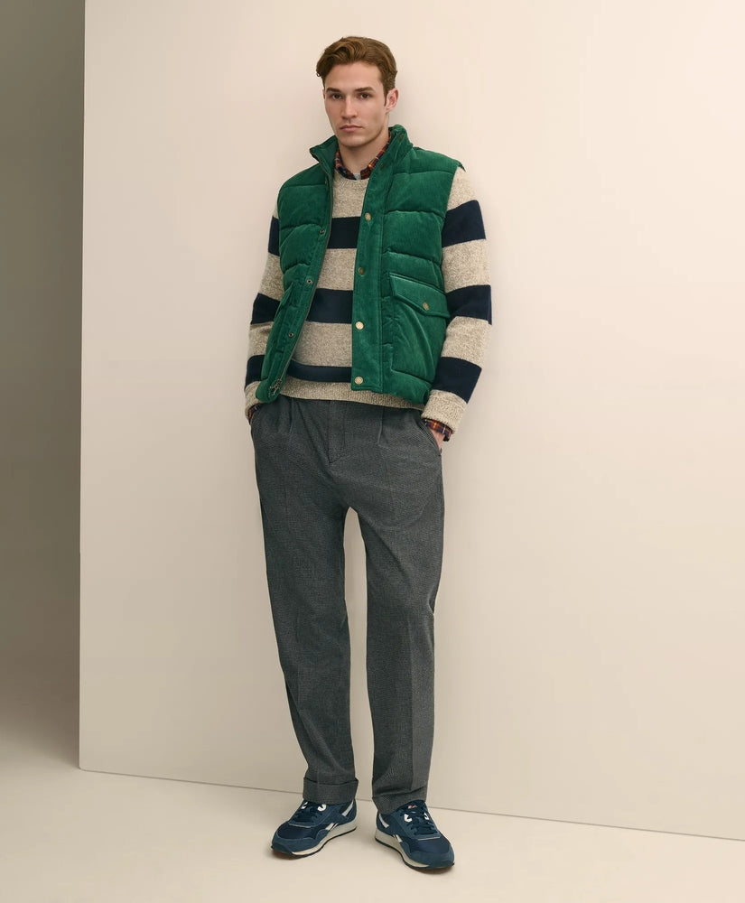 Brooks Brothers Sale Cotton Blend Wide-Wale Puffer Vest