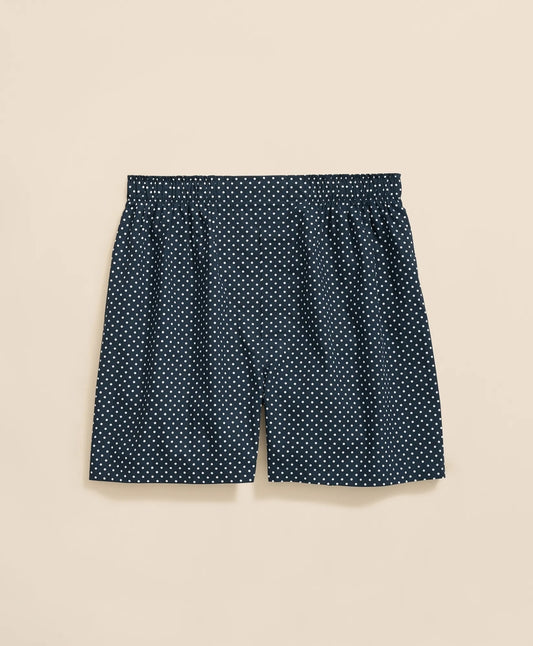 Brooks Brothers Men Cotton Broadcloth Dot Boxers