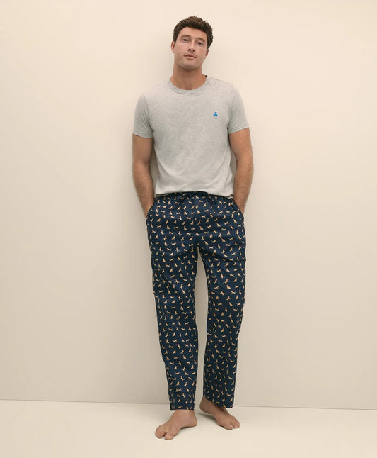 Brooks Brothers Sale Cotton Broadcloth Frisbee Dog Lounge Pants