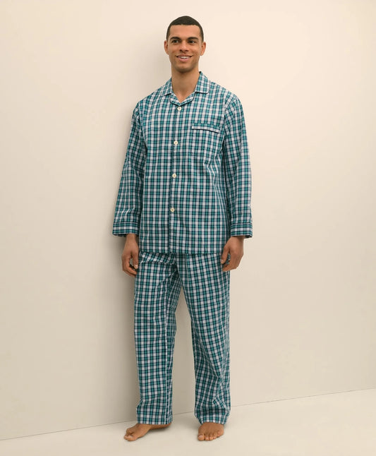 Brooks Brothers Sale Cotton Broadcloth Plaid Pajamas