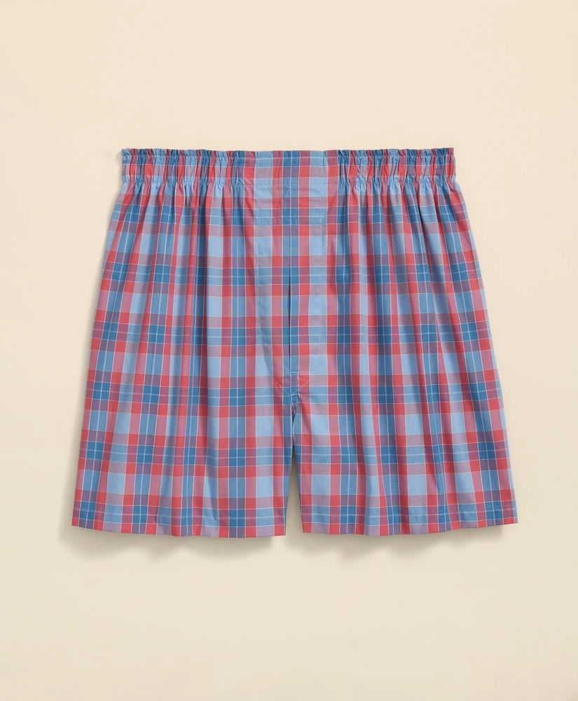 Brooks Brothers Men Cotton Broadcloth Check Boxers