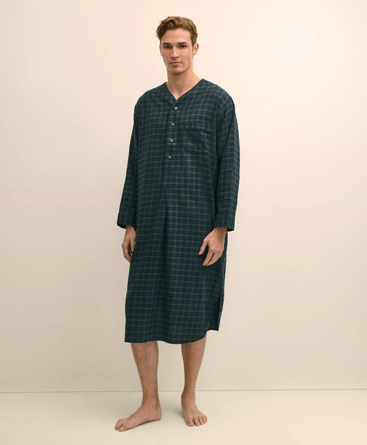 Brooks Brothers Sale Cotton Flannel Tartan Nightshirt