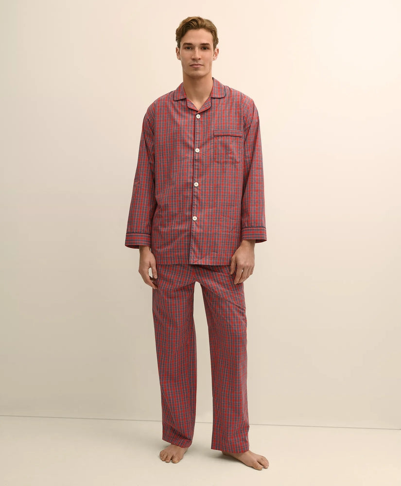 Brooks Brothers Sale Cotton Broadcloth Tartan Pajamas