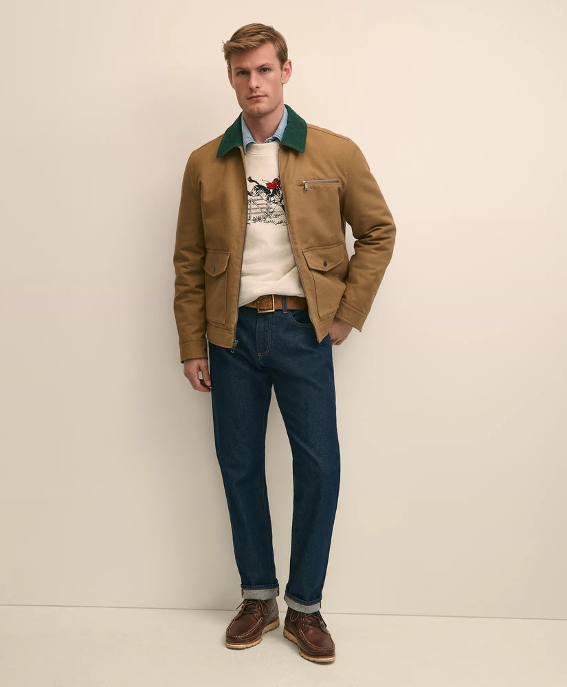 Brooks Brothers Sale Cotton Canvas Water-Resistant Barn Jacket