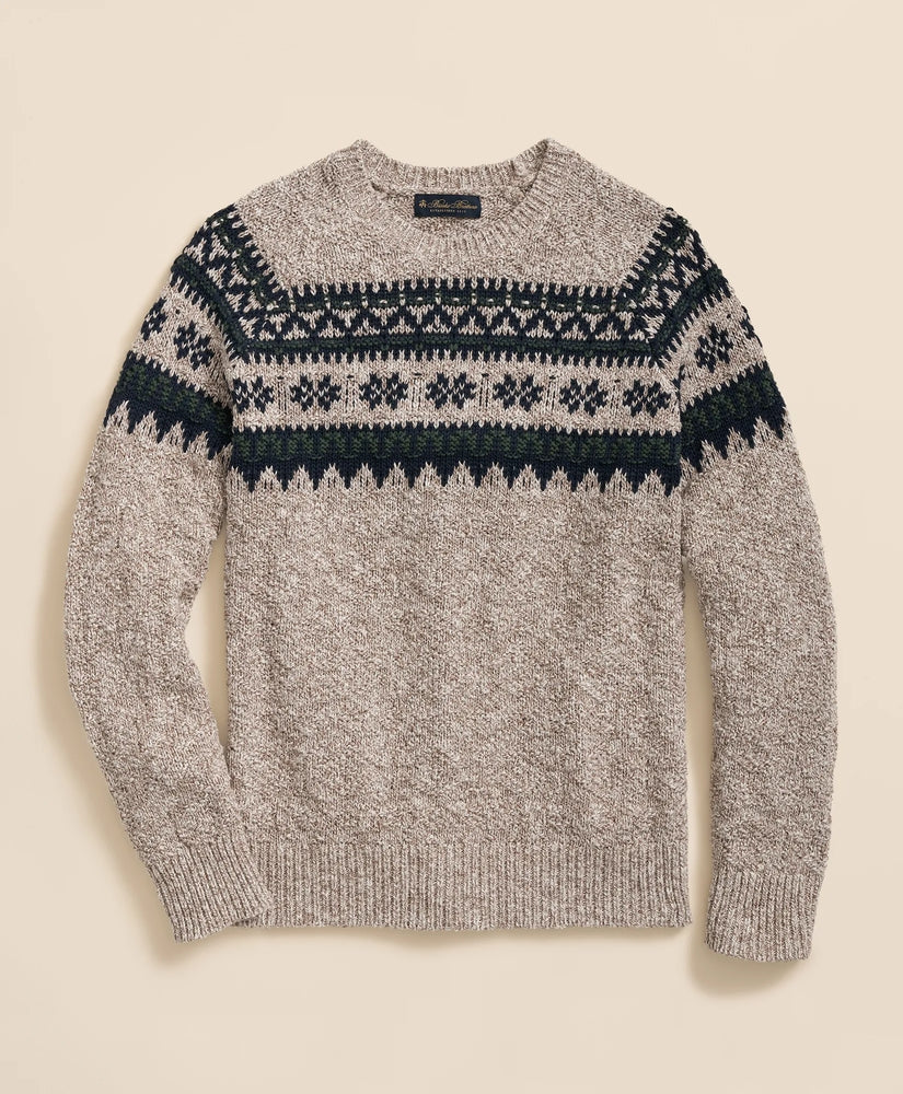 Brooks Brothers Sale Cotton Fair Isle Sweater