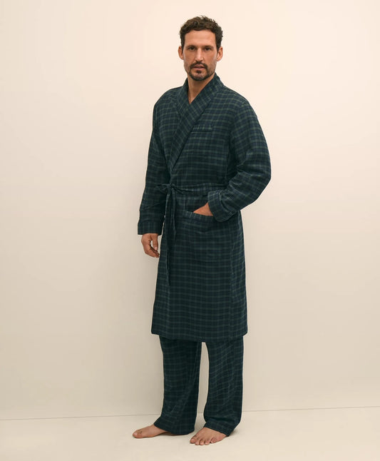Brooks Brothers Sale Cotton Flannel Tartan Robe