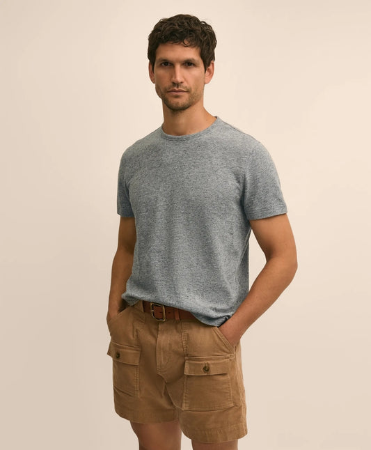 Brooks Brothers Shirts Cotton-Linen Pique T-Shirt