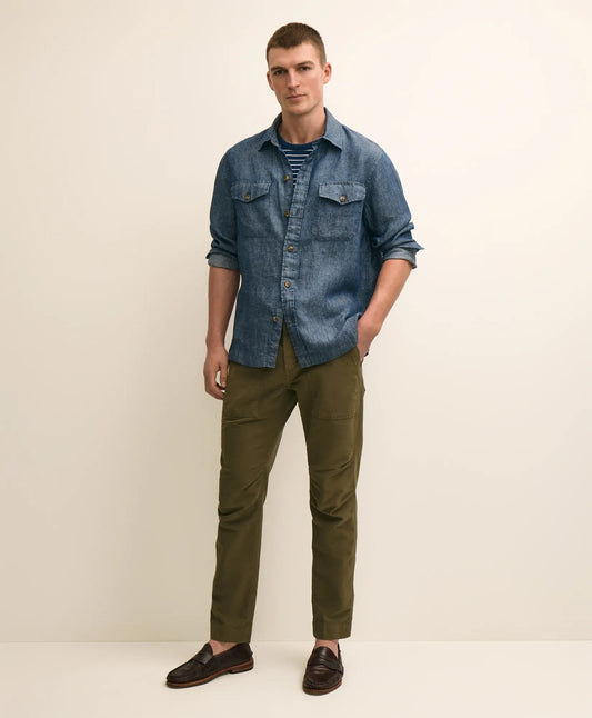 Brooks Brothers Men Cotton Military Pants