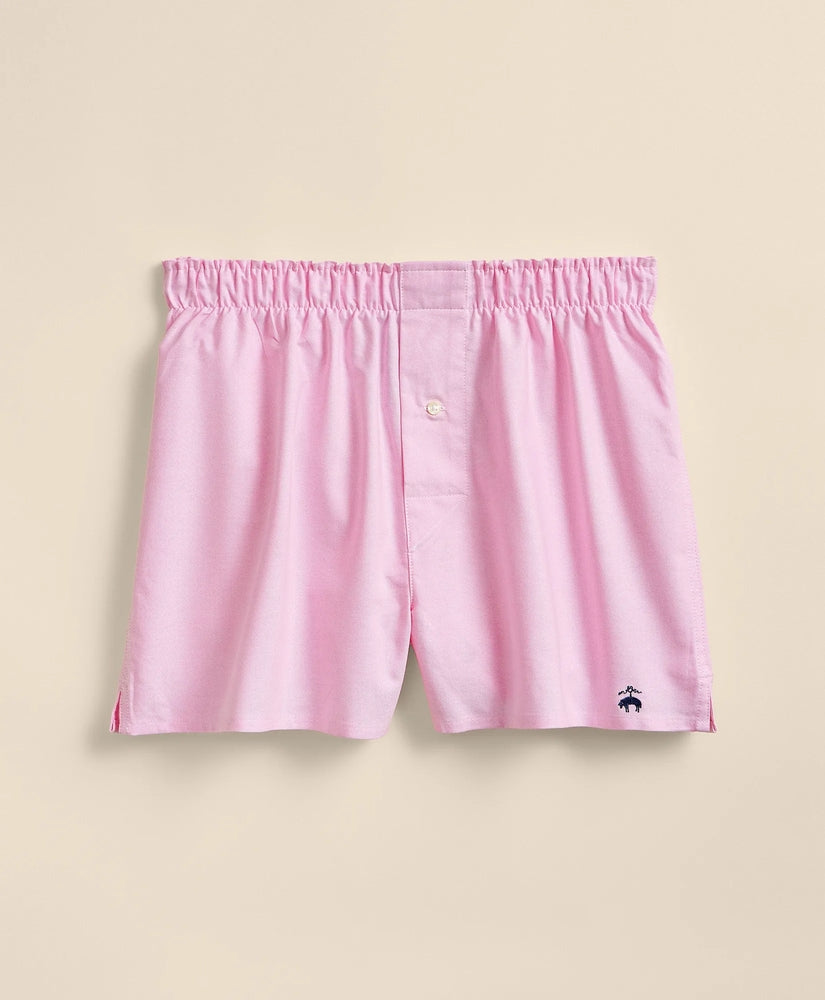 Brooks Brothers Men Slim Fit Cotton Oxford Boxers