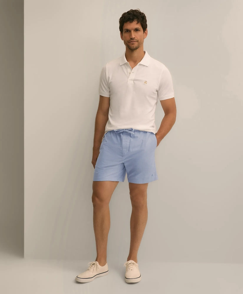 Brooks Brothers Men Cotton Oxford Lounge Shorts