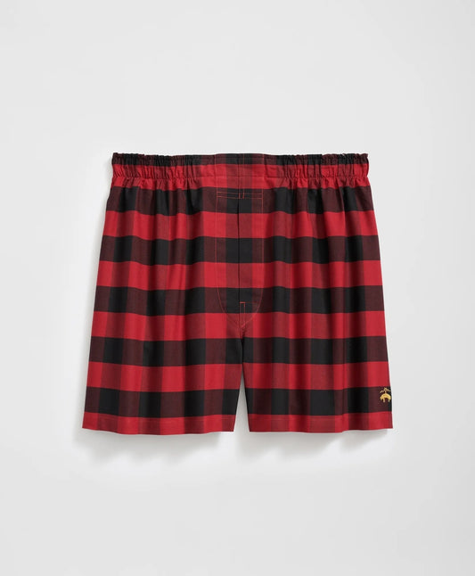 Brooks Brothers Sale Cotton Oxford Plaid Boxers