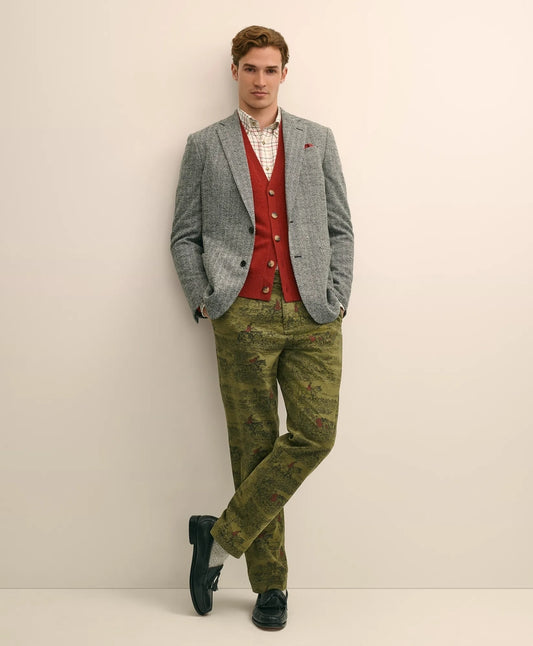 Brooks Brothers Sale Cotton Equestrian Print Chino