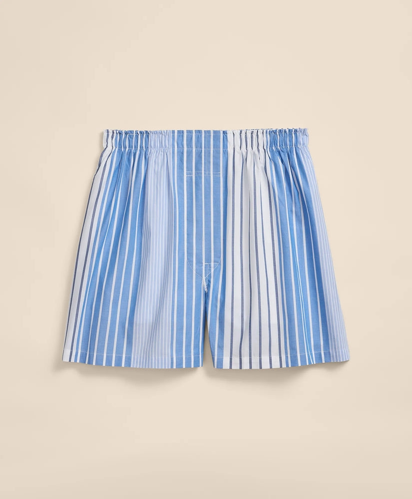 Brooks Brothers Men Cotton Poplin Stripe Boxers