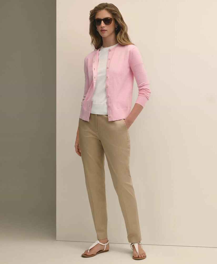 Brooks Brothers Sale Cotton Sateen Slim Pants
