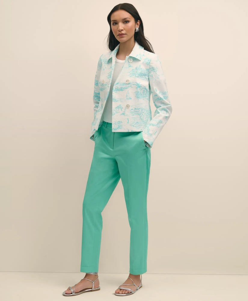 Brooks Brothers Sale Cotton Sateen Slim Pants