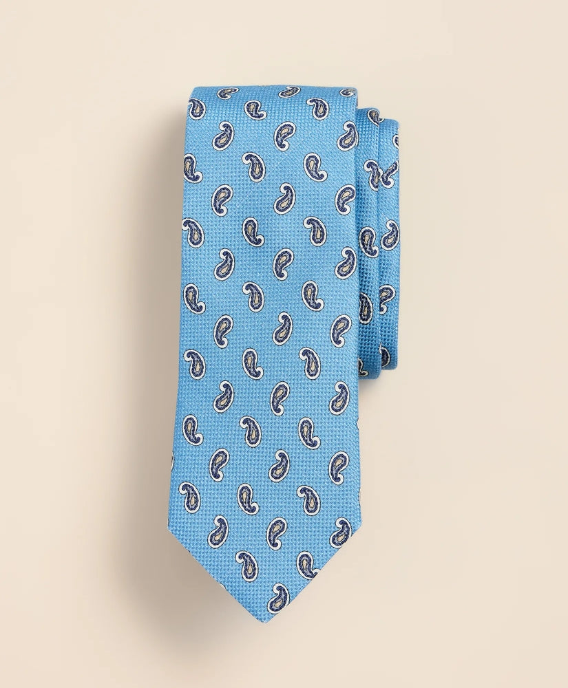 Brooks Brothers Men Cotton-Silk Foulard Tie
