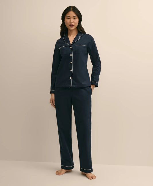 Brooks Brothers Women Cotton Tipped Pajamas