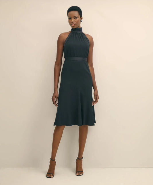 Brooks Brothers Sale Crepe Halter Dress
