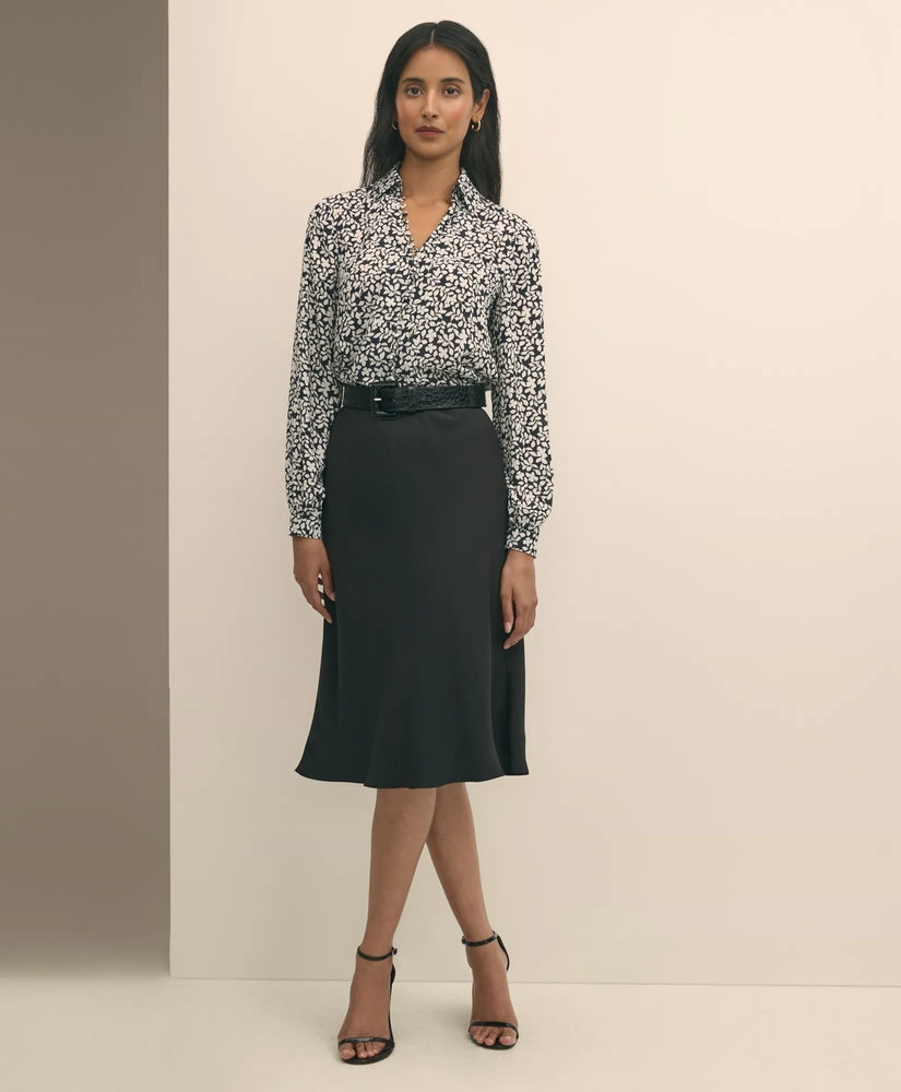Brooks Brothers Sale Crepe Slip Skirt