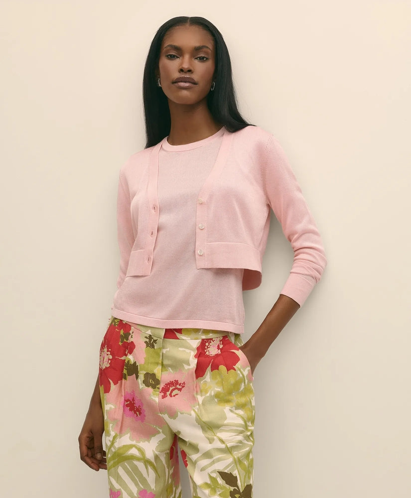Brooks Brothers Sale Cropped V-Neck Cardigan