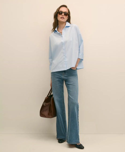 Brooks Brothers Women Denim Flare Jeans