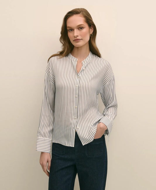 Brooks Brothers Sale Drapey Thin Stripe Shirt