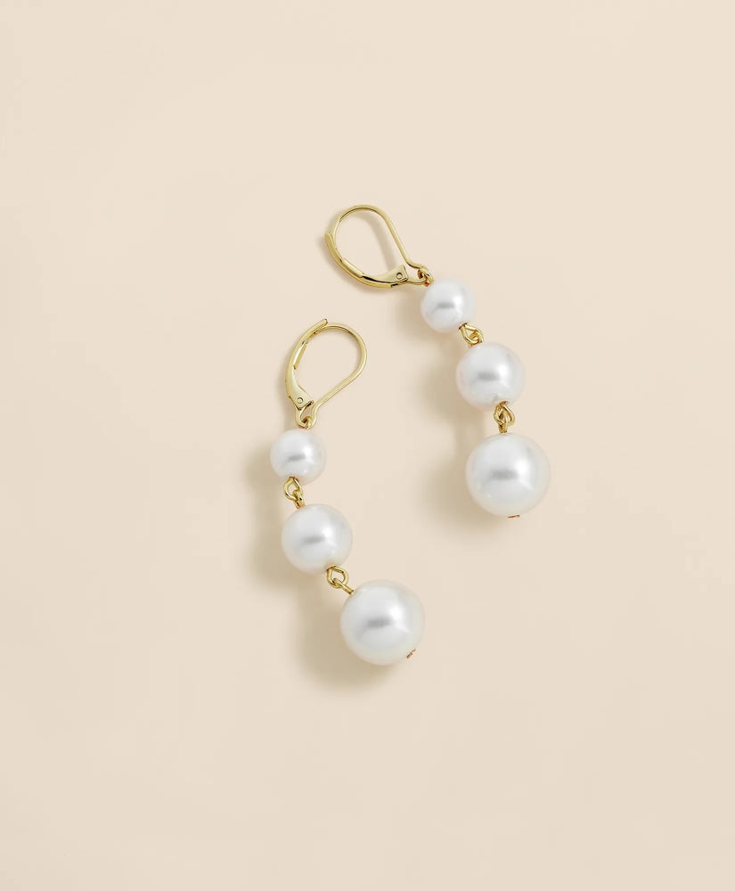 Brooks Brothers Women Faux-Pearl Drop Earrings