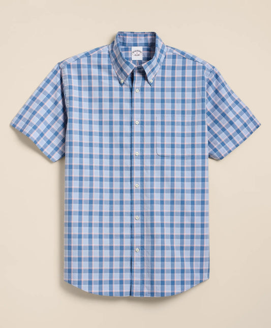 Brooks Brothers Men Friday Shirt, Poplin Check