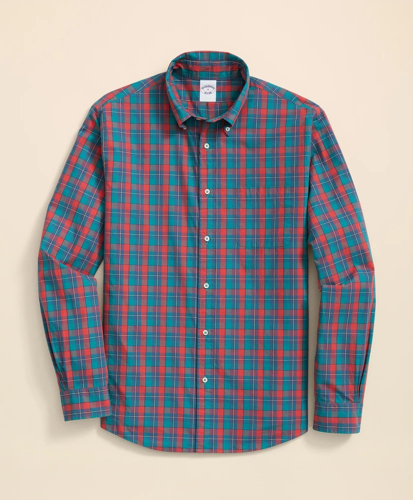 Brooks Brothers Sale Friday Shirt, Poplin Stewart Tartan