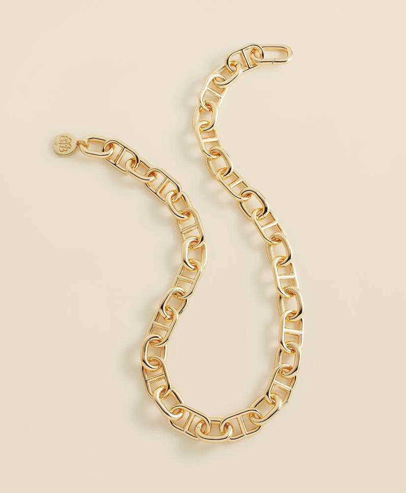 Brooks Brothers Women Gold-Toned Mariner Link Necklace