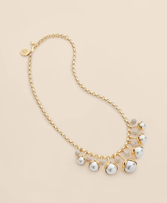 Brooks Brothers Women Cubic Zirconia Drop Necklace