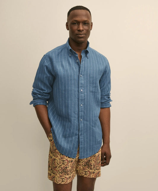 Brooks Brothers Shirts Irish Linen Sport Shirt