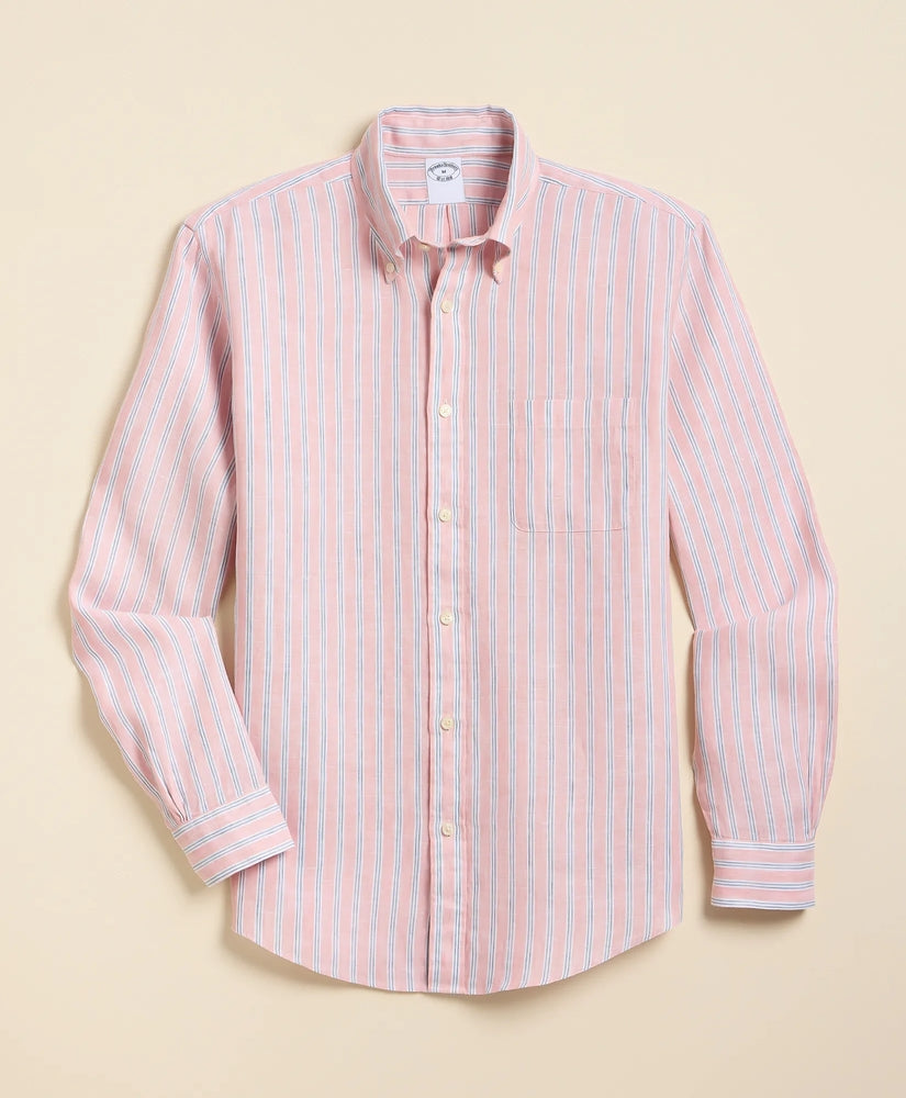 Brooks Brothers Men Irish Linen Sport Shirt