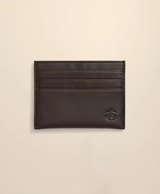 Brooks Brothers Men Lambskin Card Case