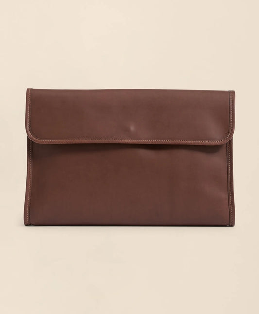 Brooks Brothers Men Leather Portfolio Case
