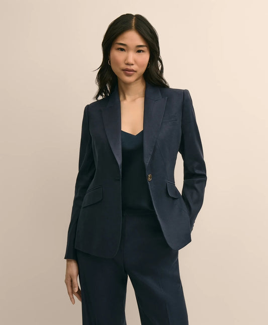 Brooks Brothers Women Linen Blend Jacket