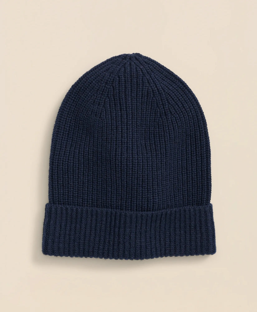 Brooks Brothers Men Merino Wool Cashmere Beanie