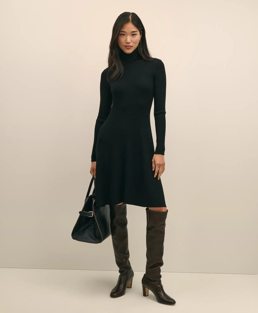 Brooks Brothers Sale Merino Wool Turtleneck Dress