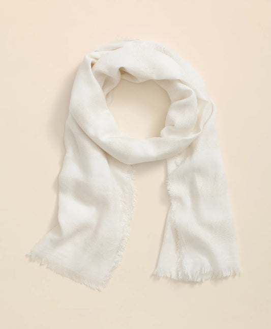 Brooks Brothers Sale Viscose-Modal-Cotton Blend Shimmer Stripe Scarf