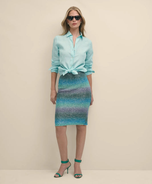 Brooks Brothers Sale Ombre Sequin Pencil Skirt