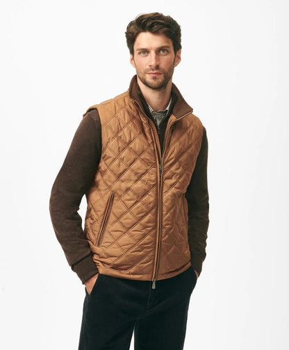 Brooks Brothers Men Paddock Diamond Quilted Vest