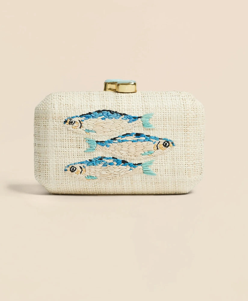 Brooks Brothers Women Pamela Munson Sardines Clutch