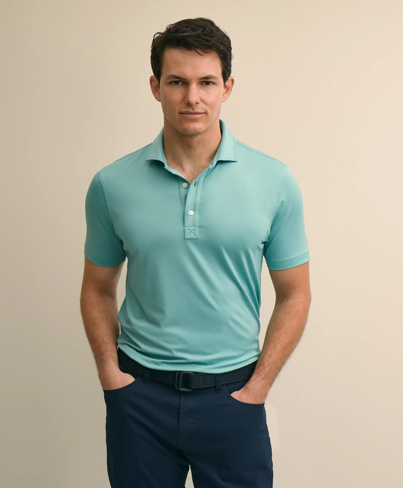 Brooks Brothers Men Performance Series Spread Collar Polo Shirt