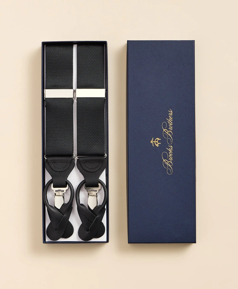 Brooks Brothers Men Solid Pique Suspenders