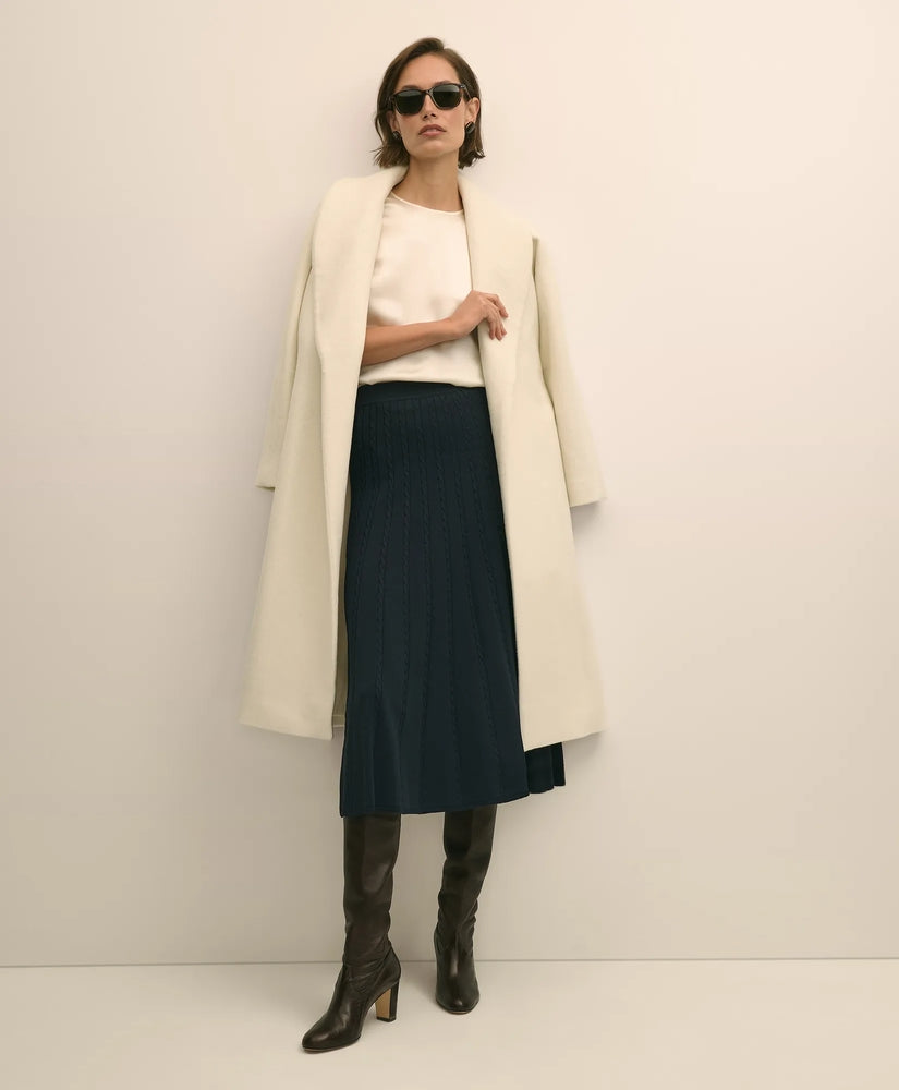 Brooks Brothers Sale Cable Knit Midi Sweater Skirt