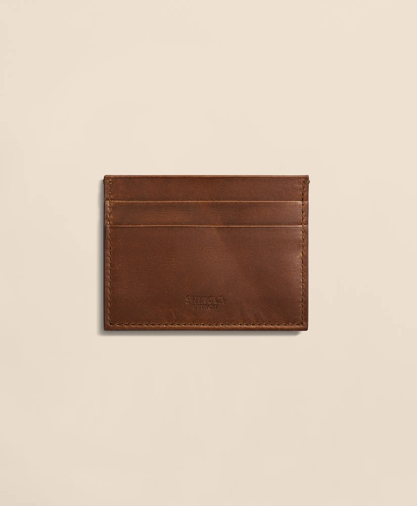 Brooks Brothers Men Shinola Leather Card Case
