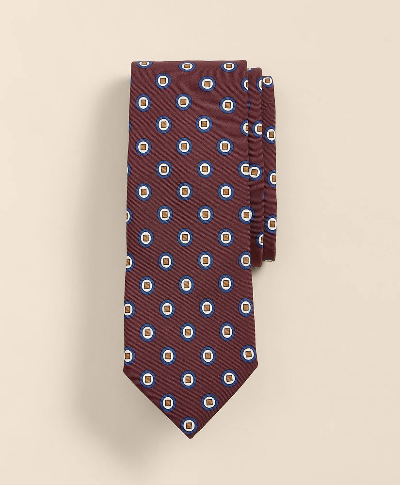 Brooks Brothers Men Silk Coin Tie
