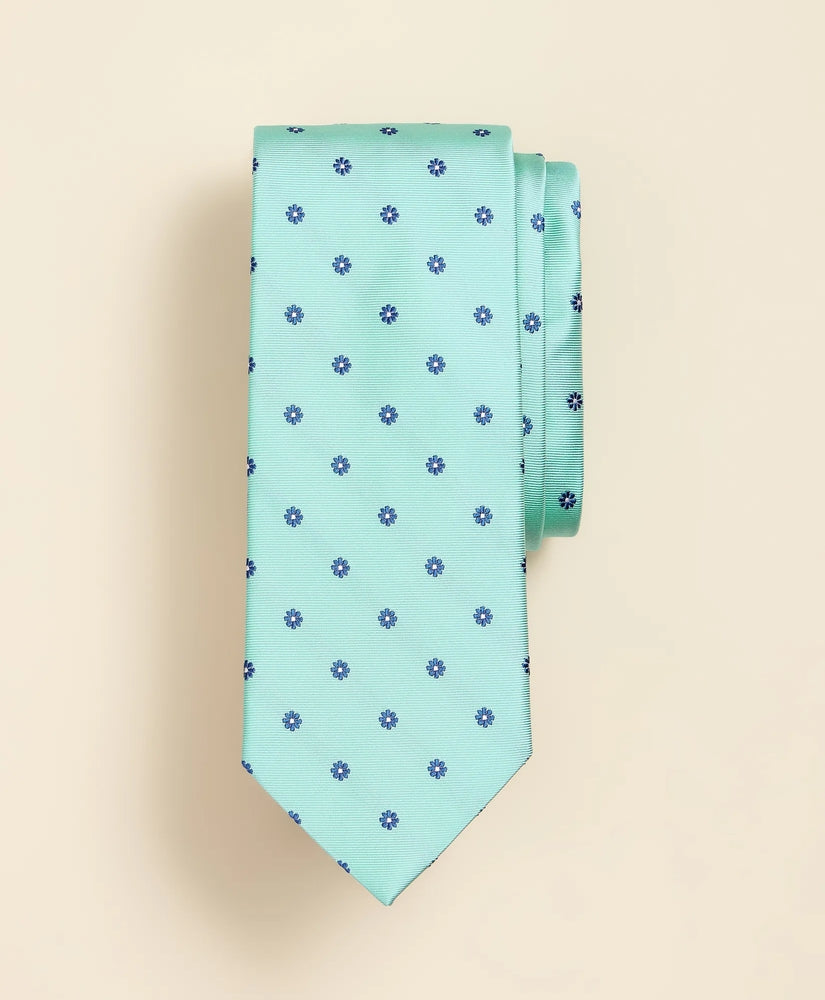 Brooks Brothers Men Silk Daisy Tie