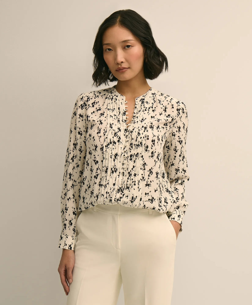 Brooks Brothers Sale Silk Floral Print Blouse