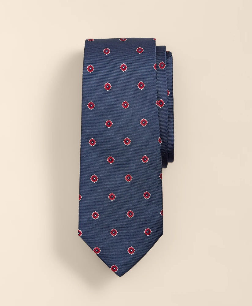 Brooks Brothers Men Silk Flower Tie